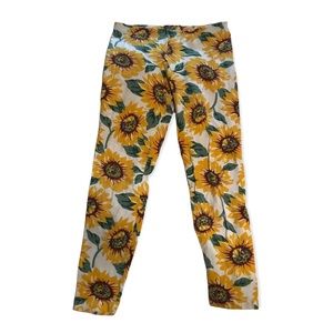 American Apparel sunflower leggings